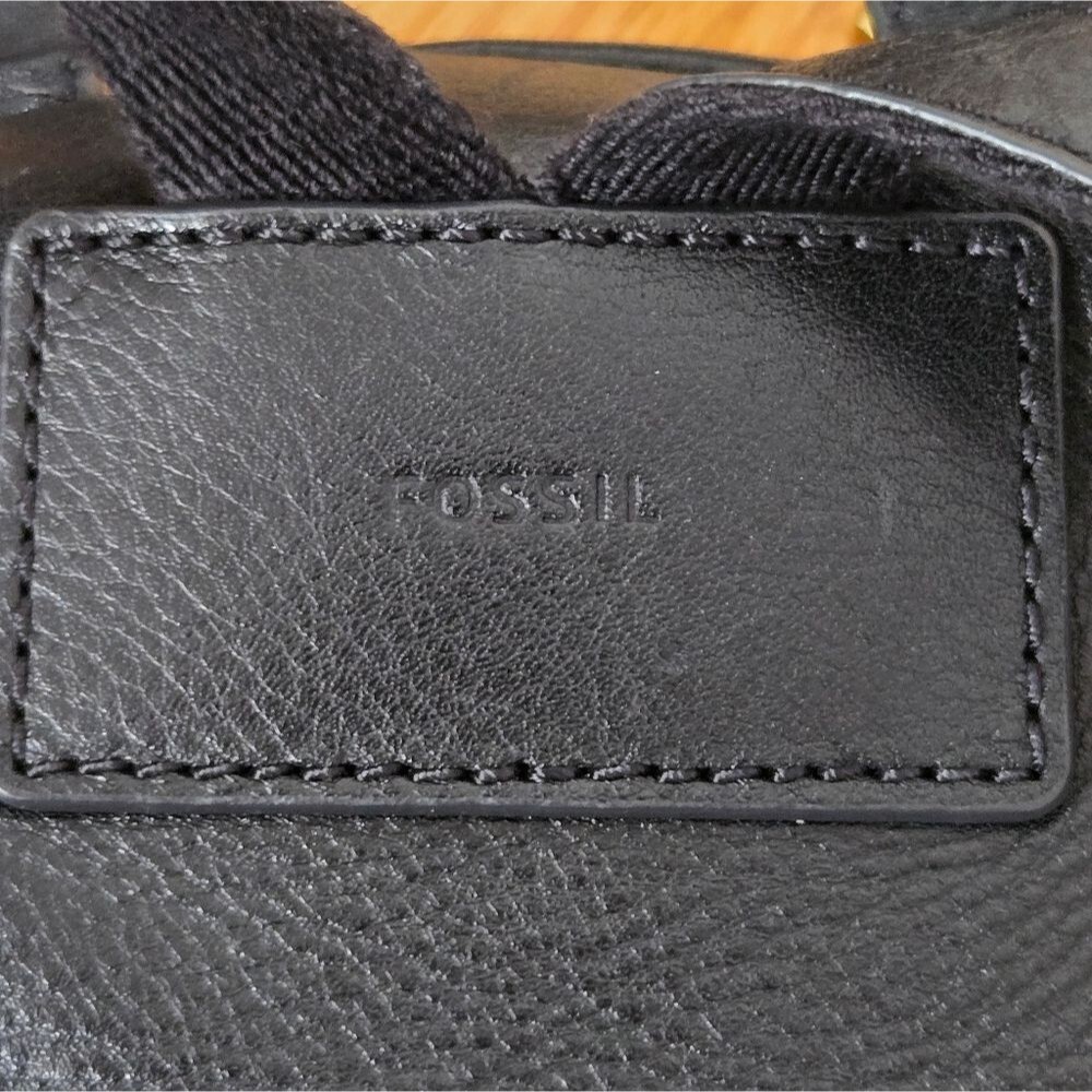 Fossil Leather Backpack Purse Travel Euro Trip - Picture 10 of 11